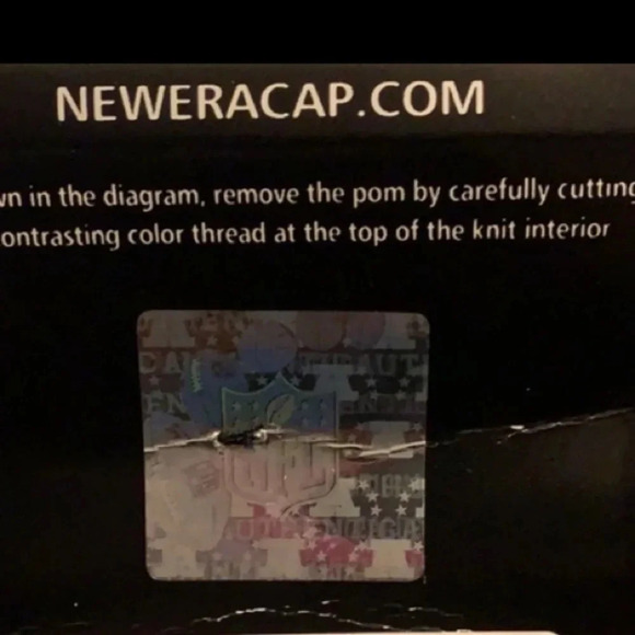 NFL New England Patriots Hat Pom Pom Beanie Blue - Picture 7 of 7